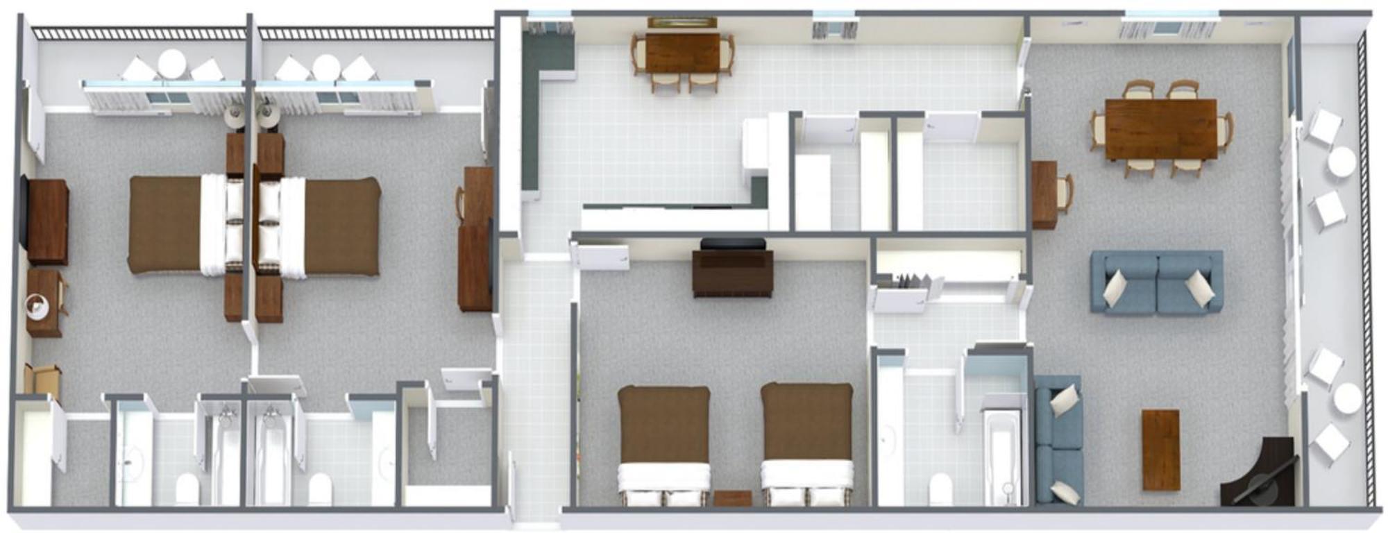 Holiday Sands South Миртъл Бийч Стая снимка